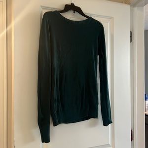 Express Hunter Green lightweight long sleeve Sweater